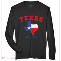 Texas Est 1845 Texas Pride Home State Texan Zone Performance Long-Sleeve T-Shirt thumb 0