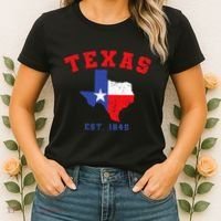 Texas Est 1845 Texas Pride Home State Texan Women's T-Shirt thumb 2