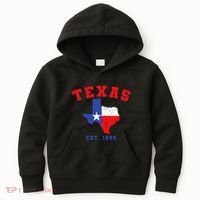 Texas Est 1845 Texas Pride Home State Texan Kids Hoodie thumb 0