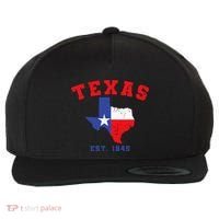 Texas Est 1845 Texas Pride Home State Texan Wool Snapback Cap thumb 0