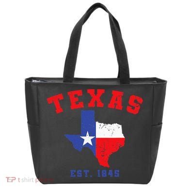 Texas Est 1845 Texas Pride Home State Texan Tote Bag