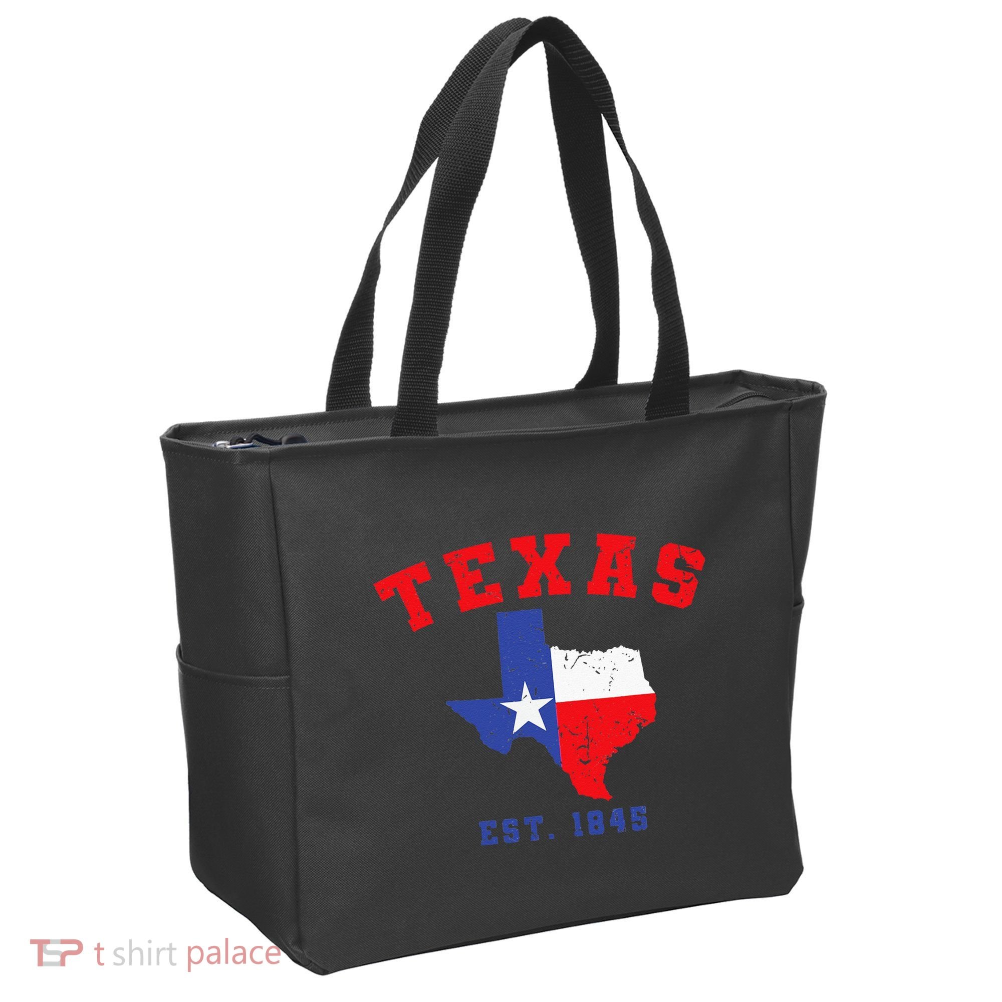 Texas Est 1845 Texas Pride Home State Texan Tote Bag