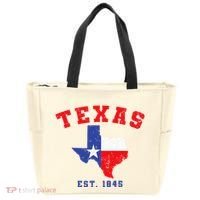 Texas Est. 1845 Texas Pride Home State Texan Tote Bag thumb 0