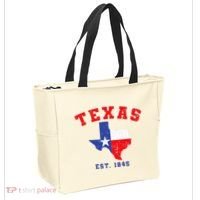Texas Est. 1845 Texas Pride Home State Texan Tote Bag thumb 2