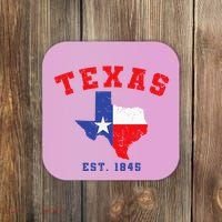 Texas Est. 1845 Texas Pride Home State Texan Coaster thumb 0
