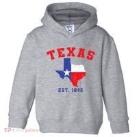 Texas Est. 1845 Texas Pride Home State Texan Toddler Hoodie thumb 0