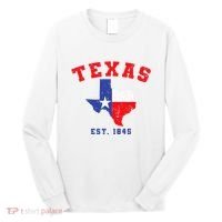 Texas Est. 1845 Texas Pride Home State Texan Long Sleeve Shirt thumb 0