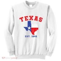 Texas Est. 1845 Texas Pride Home State Texan Sweatshirt thumb 0