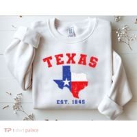 Texas Est. 1845 Texas Pride Home State Texan Sweatshirt thumb 2