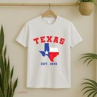Texas Est. 1845 Texas Pride Home State Texan T-Shirt thumb 2