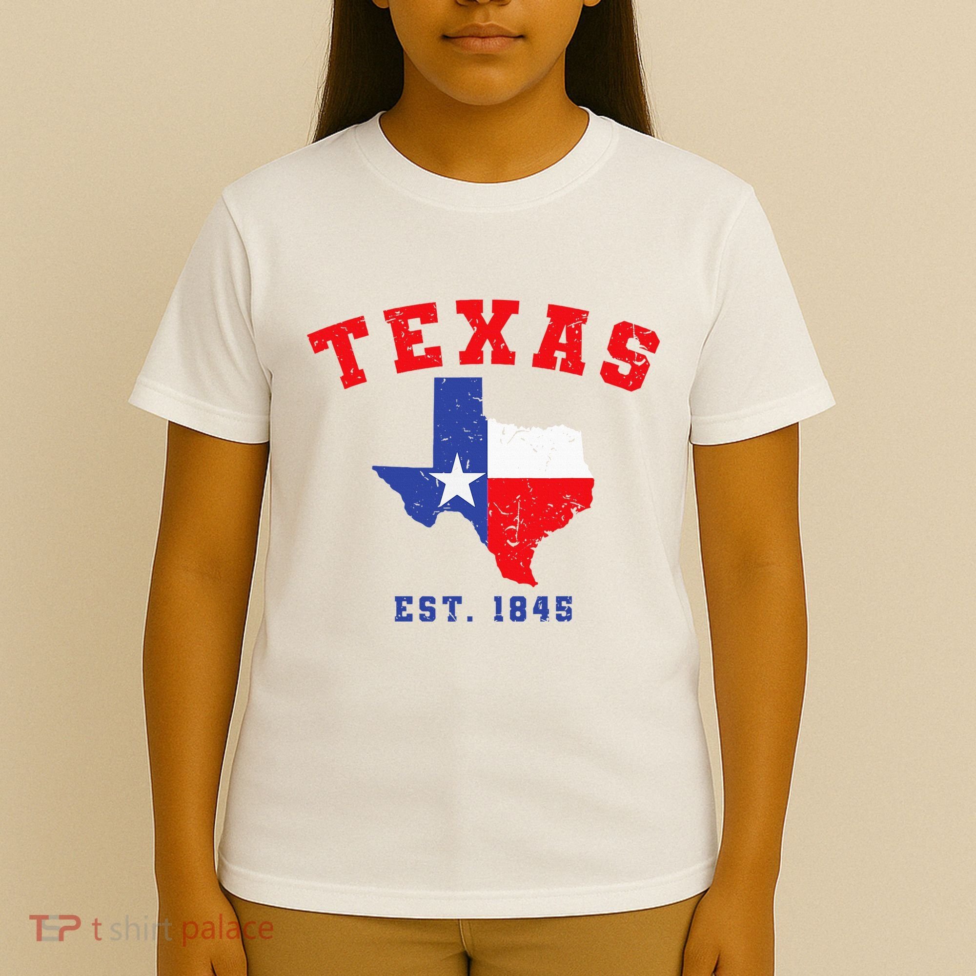 Texas Est. 1845 Texas Pride Home State Texan T-Shirt