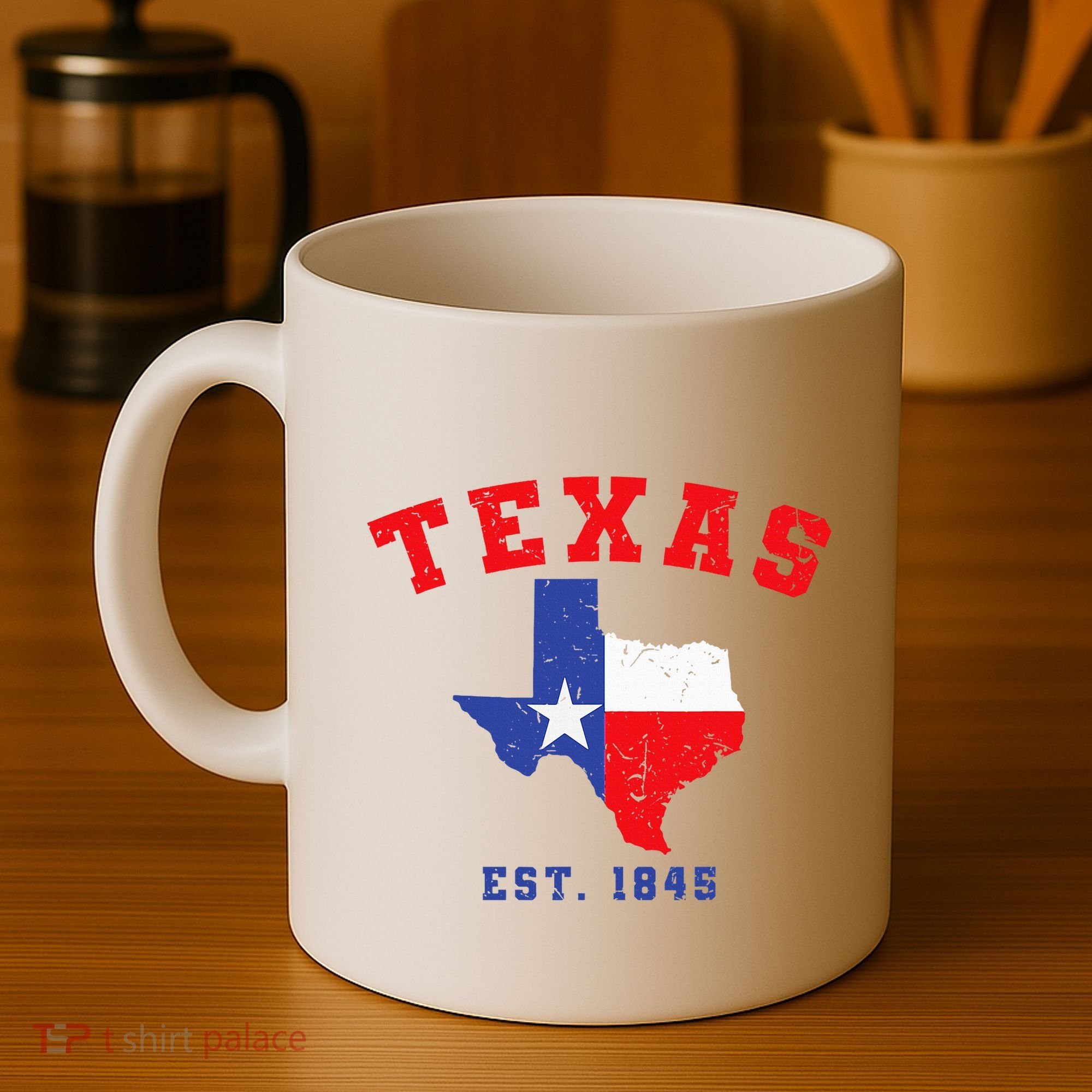 Texas Est. 1845 Texas Pride Home State Texan Coffee Mug
