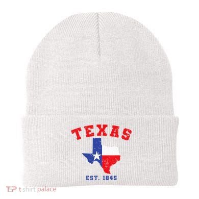 Texas Est. 1845 Texas Pride Home State Texan Beanie
