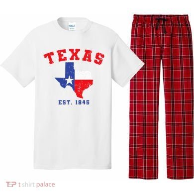 Texas Est. 1845 Texas Pride Home State Texan Pajama Set