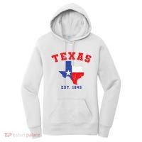 Texas Est. 1845 Texas Pride Home State Texan Women's Hoodie thumb 0