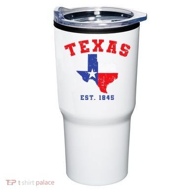 Texas Est. 1845 Texas Pride Home State Texan Tumbler