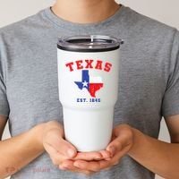 Texas Est. 1845 Texas Pride Home State Texan Tumbler thumb 2