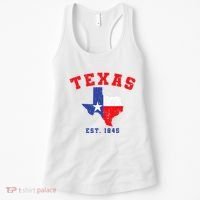 Texas Est. 1845 Texas Pride Home State Texan Women's Tank Top thumb 0