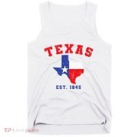 Texas Est. 1845 Texas Pride Home State Texan Tank Top thumb 0