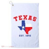 Texas Est. 1845 Texas Pride Home State Texan Golf Towel thumb 0
