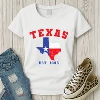 Texas Est. 1845 Texas Pride Home State Texan Women's T-Shirt thumb 3