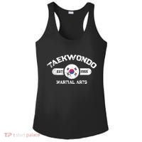 Taekwondo Established 1955 Tae Kwon Do Gift Martial Arts Ladies PosiCharge Competitor Racerback Tank thumb 0