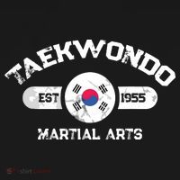 Taekwondo Established 1955 Tae Kwon Do Gift Martial Arts Ladies PosiCharge Competitor Racerback Tank thumb 2