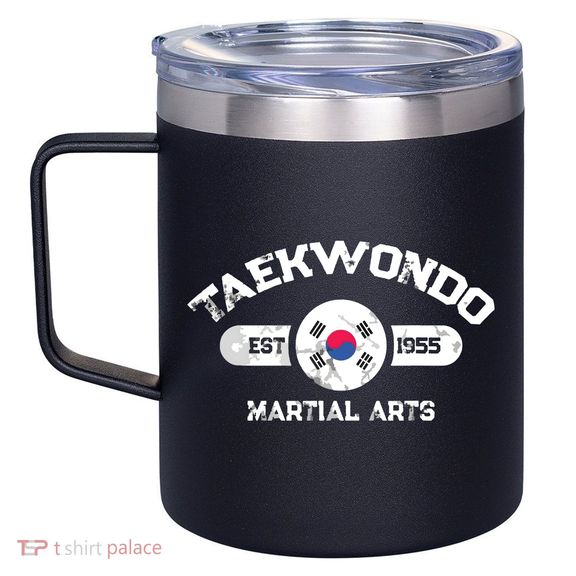 Taekwondo Established 1955 Tae Kwon Do Gift Martial Arts 12oz Stainless Steel Coffee Mug