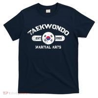 Taekwondo Established 1955 Tae Kwon Do Gift Martial Arts T-Shirt thumb 0