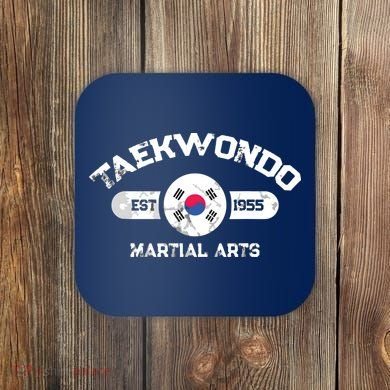 Taekwondo Established 1955 Tae Kwon Do Gift Martial Arts Coaster