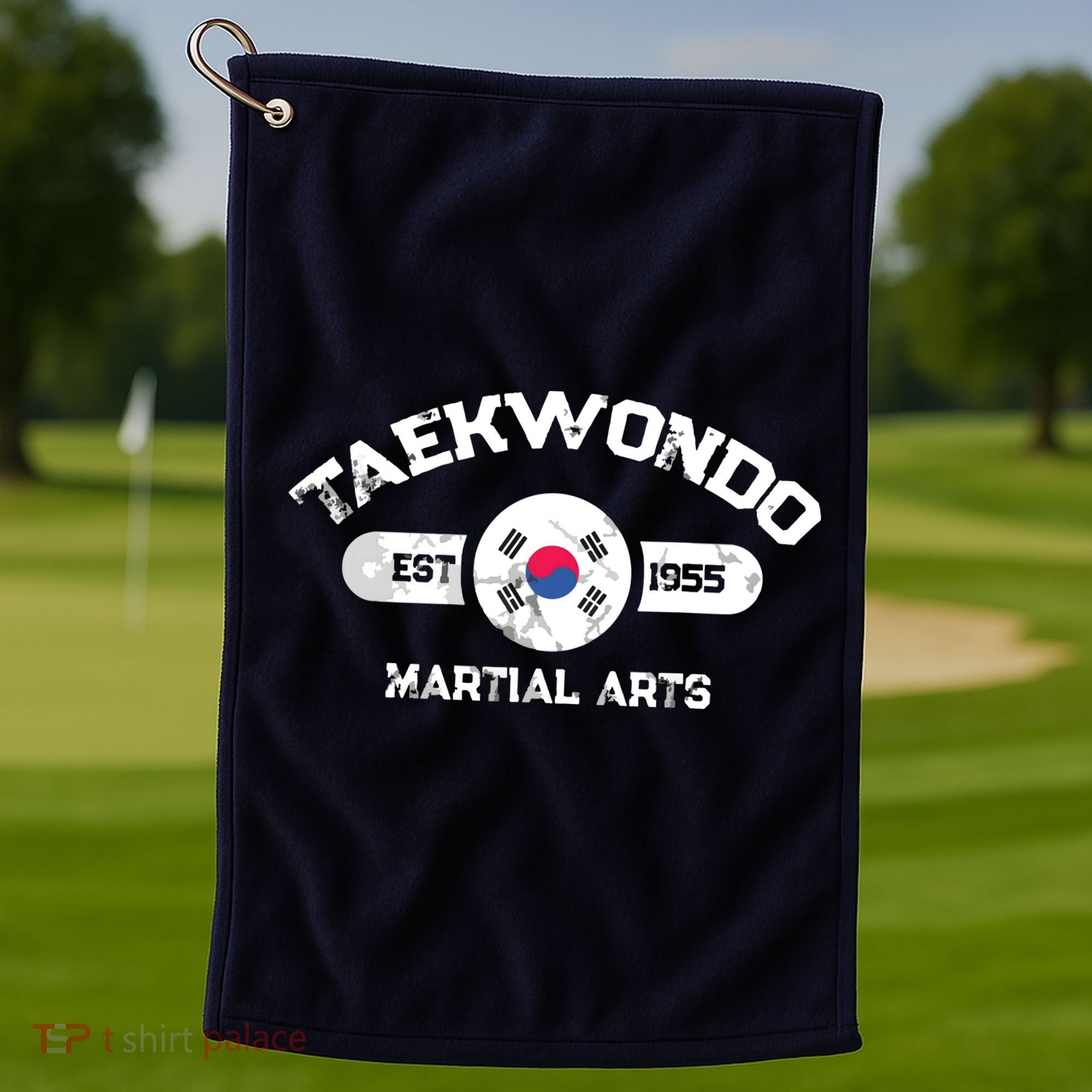 Taekwondo Established 1955 Tae Kwon Do Gift Martial Arts Golf Towel