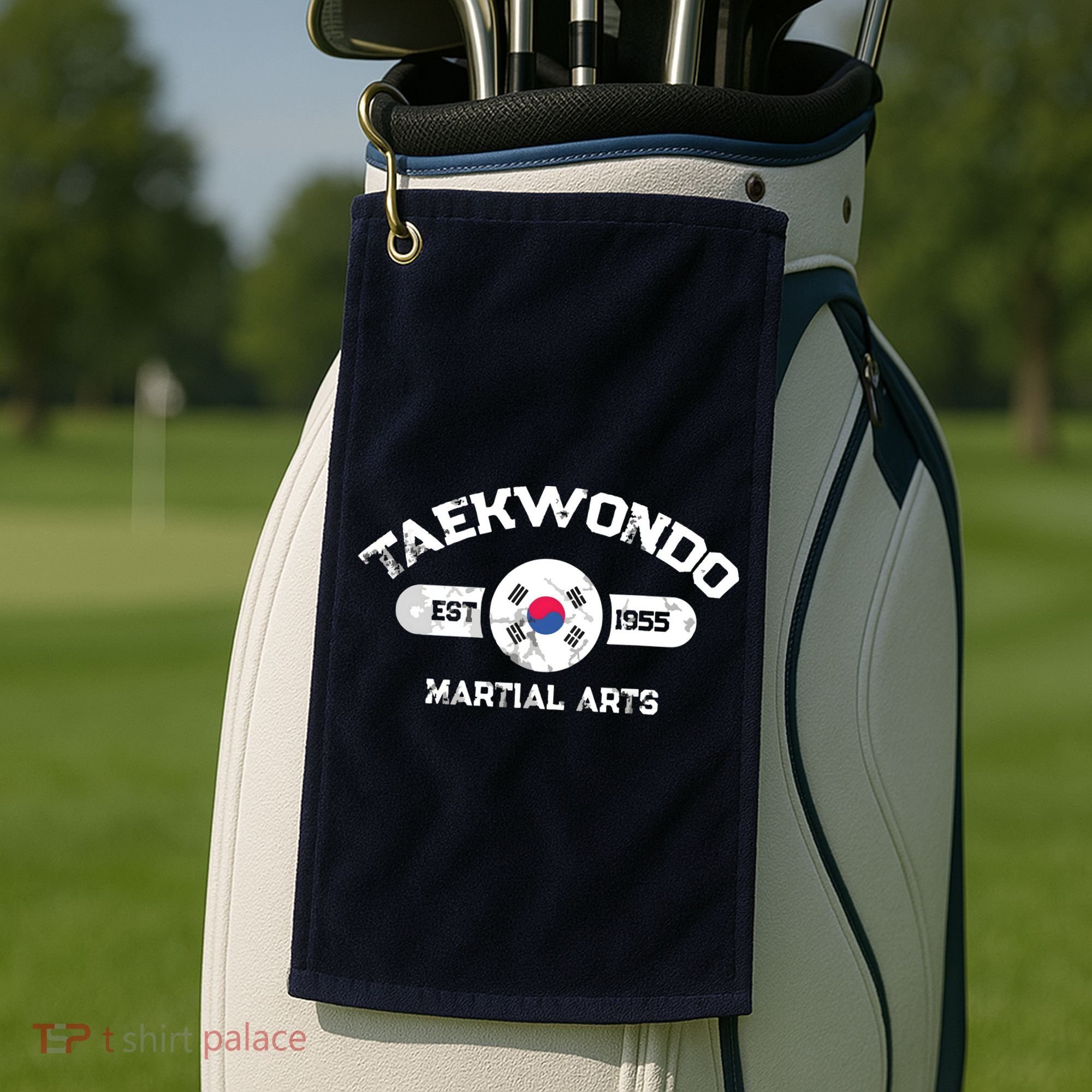 Taekwondo Established 1955 Tae Kwon Do Gift Martial Arts Golf Towel