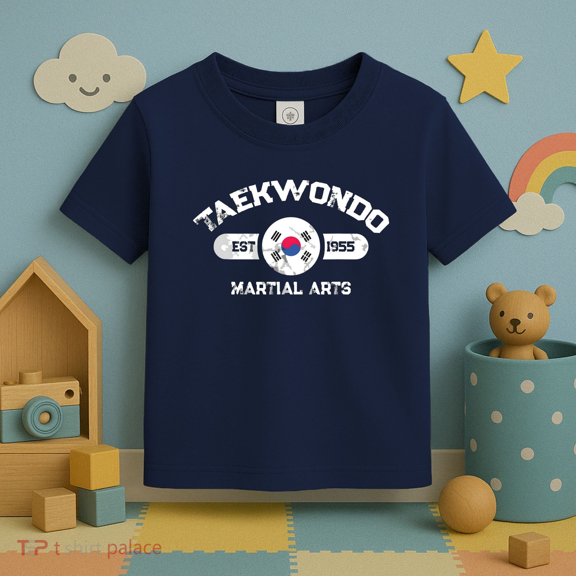 Taekwondo Established 1955 Tae Kwon Do Gift Martial Arts Toddler T-Shirt
