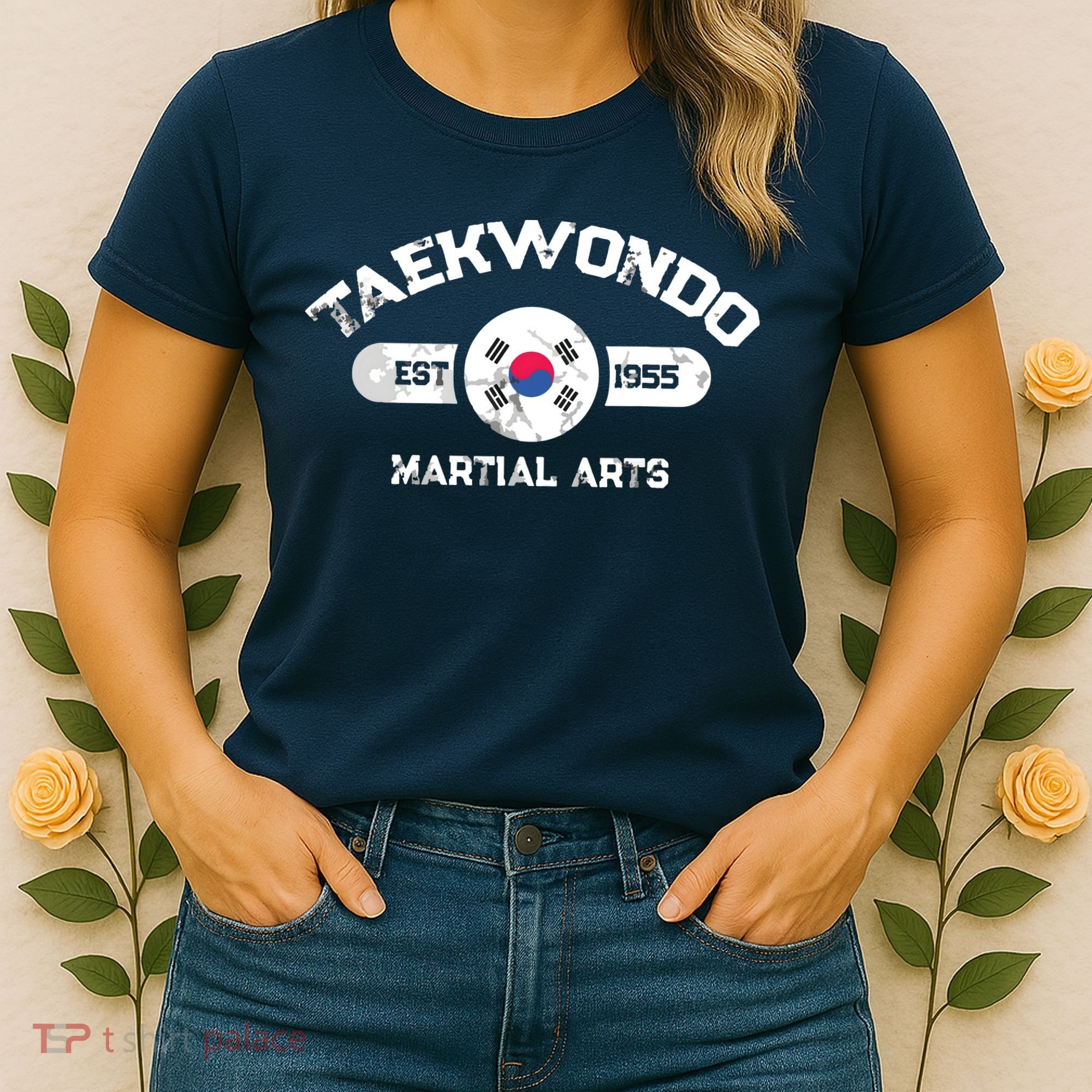 Taekwondo Established 1955 Tae Kwon Do Gift Martial Arts Women's T-Shirt