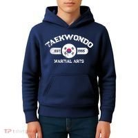 Taekwondo Established 1955 Tae Kwon Do Gift Martial Arts Kids Hoodie thumb 4