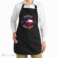 Texas Est 1845 Texan Home State Texas Pride Apron thumb 2