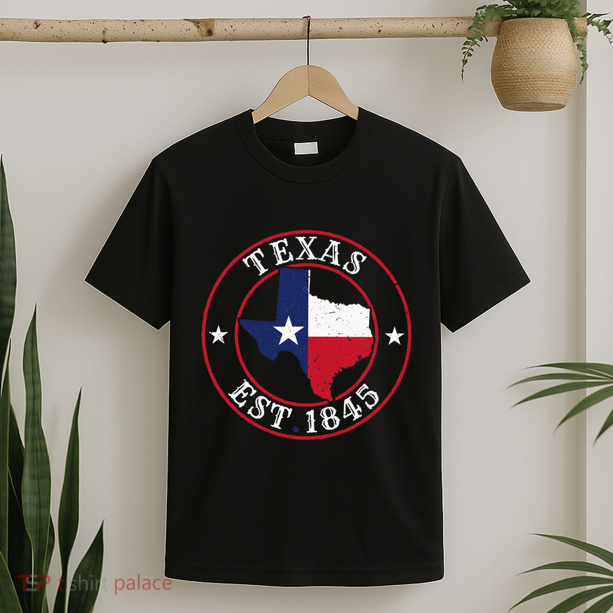 Texas Est 1845 Texan Home State Texas Pride T-Shirt