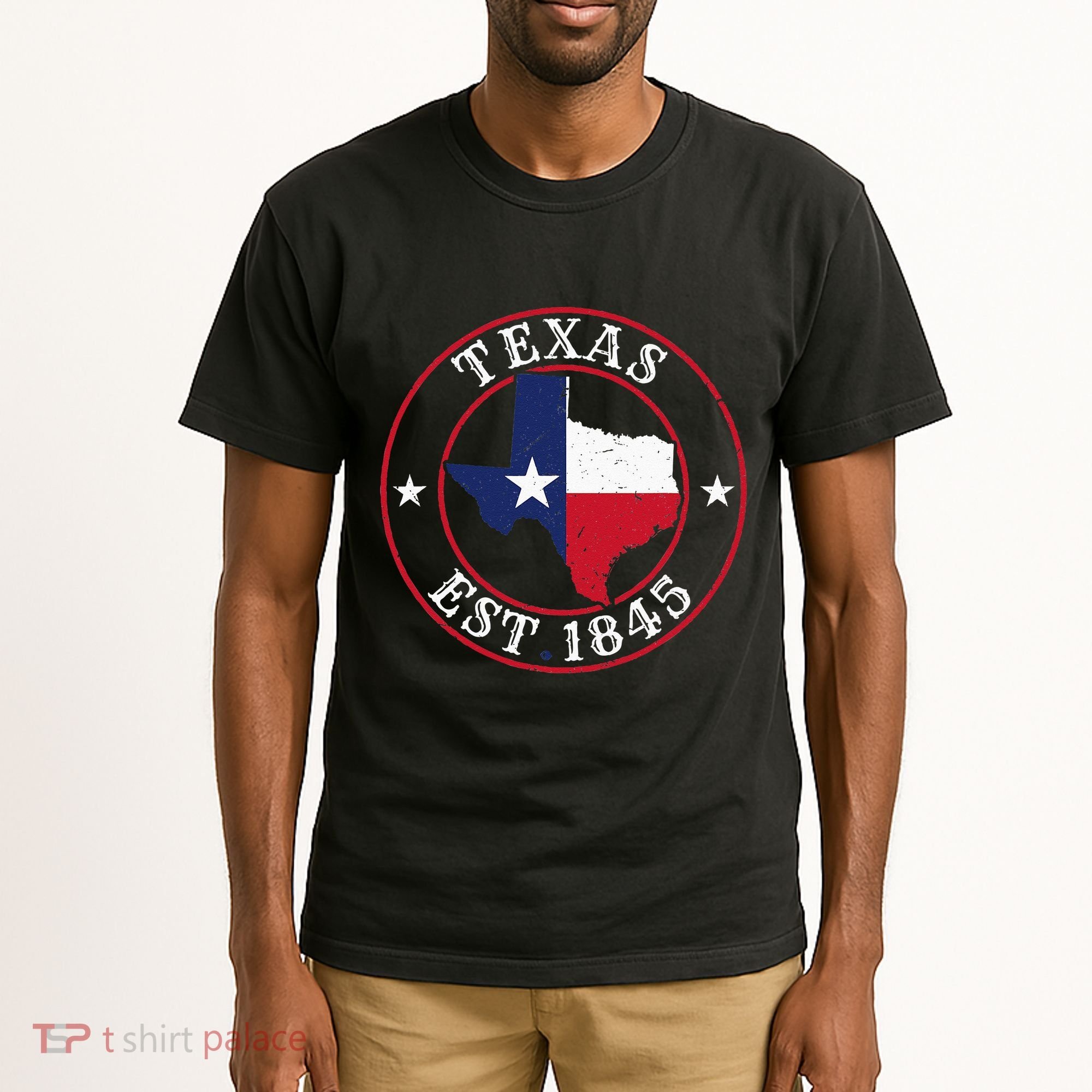 Texas Est 1845 Texan Home State Texas Pride Tall T-Shirt