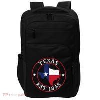 Texas Est 1845 Texan Home State Texas Pride Impact Tech Backpack thumb 0