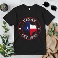 Texas Est 1845 Texan Home State Texas Pride Premium T-Shirt thumb 2