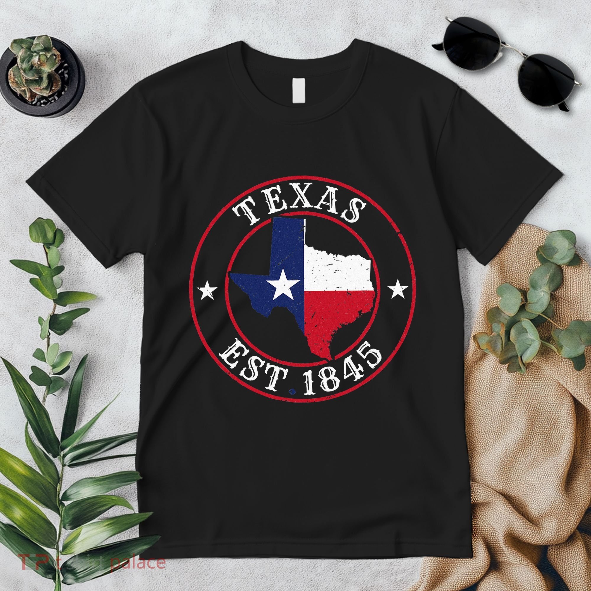 Texas Est 1845 Texan Home State Texas Pride Premium T-Shirt