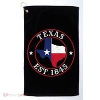 Texas Est 1845 Texan Home State Texas Pride Golf Towel thumb 0
