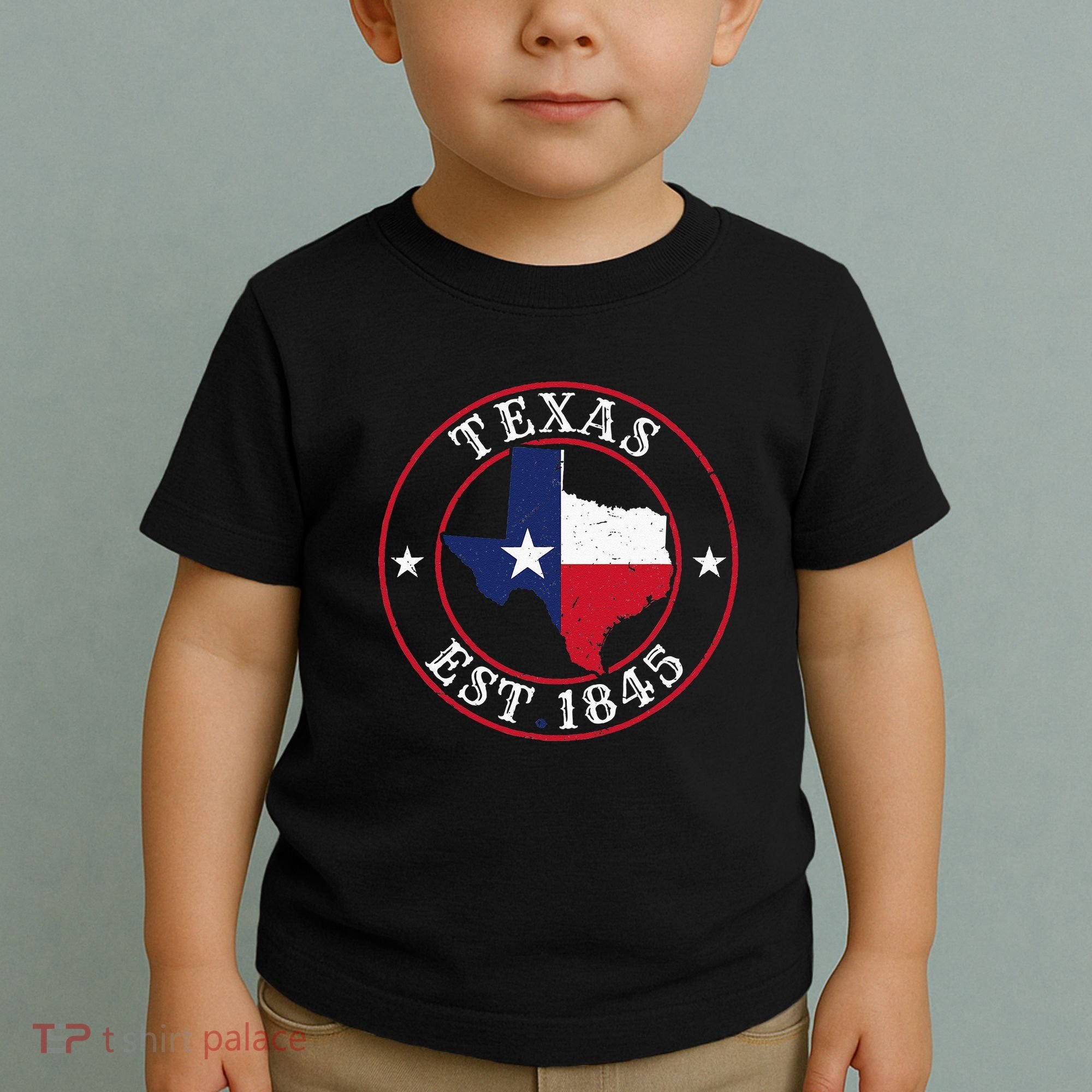 Texas Est 1845 Texan Home State Texas Pride Toddler T-Shirt