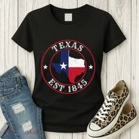 Texas Est 1845 Texan Home State Texas Pride Women's T-Shirt thumb 3