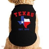 Texas Est 1845 Texas Pride Home State Texan Doggie Tank thumb 0