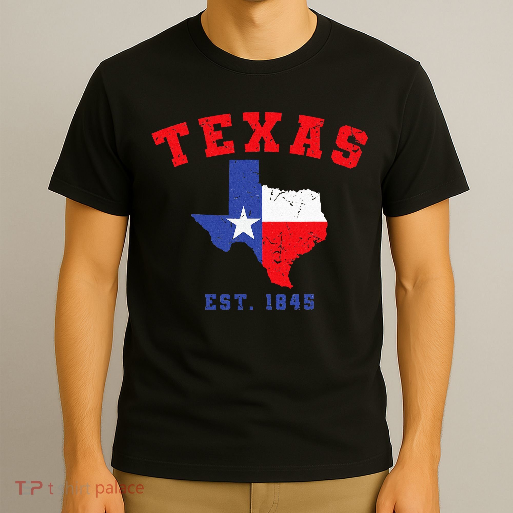 Texas Est 1845 Texas Pride Home State Texan T-Shirt