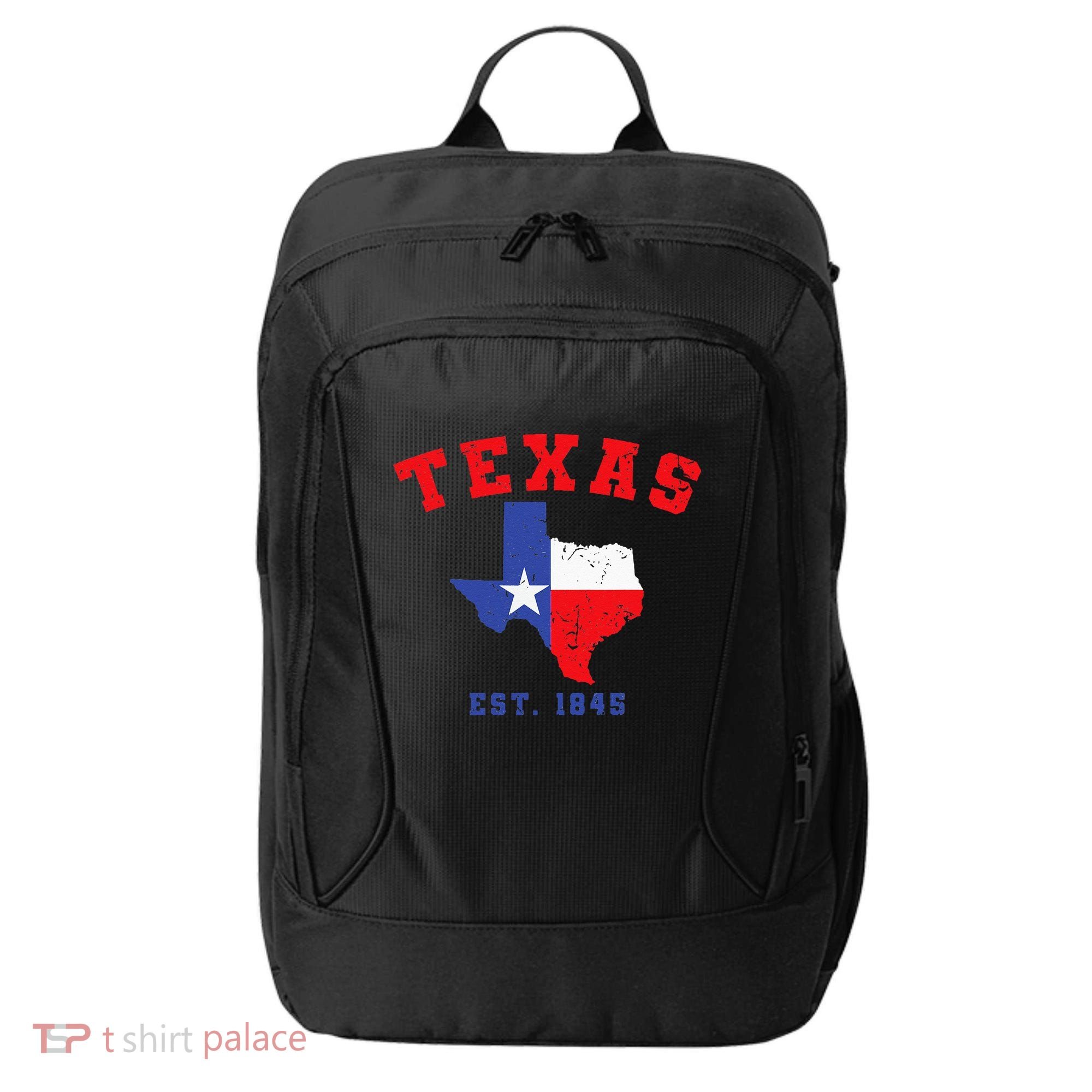Texas Est 1845 Texas Pride Home State Texan City Backpack