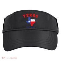Texas Est 1845 Texas Pride Home State Texan Adult Drive Performance Visor thumb 0