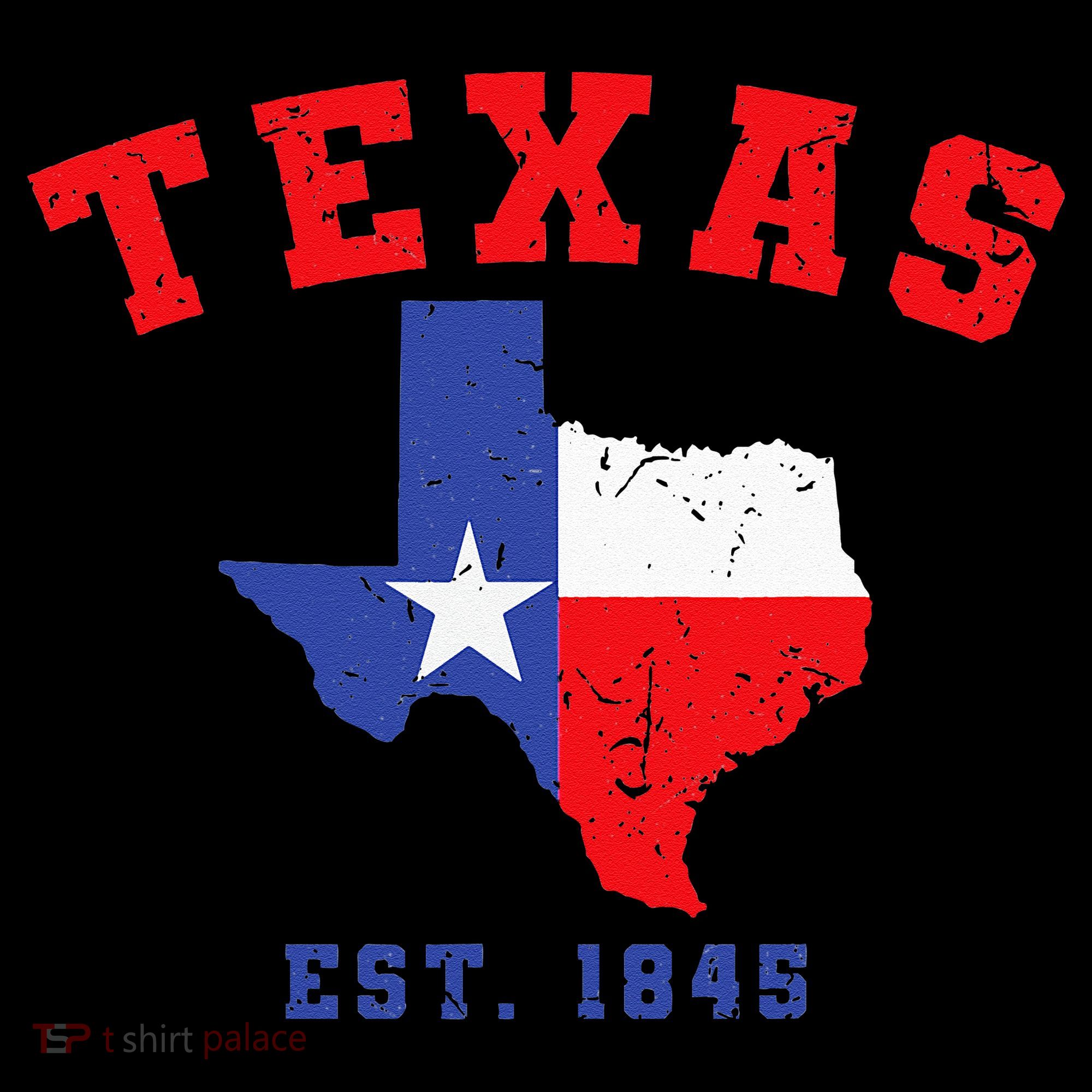 Texas Est 1845 Texas Pride Home State Texan Women's Hoodie