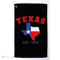 Texas Est 1845 Texas Pride Home State Texan Golf Towel thumb 0
